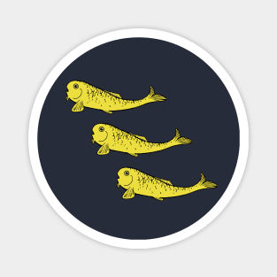 Yellow Fish Magnet